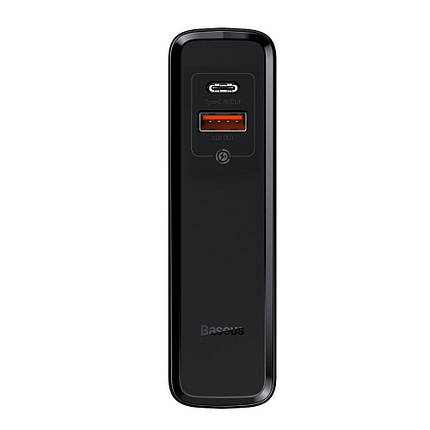 Повербанк зарядний пристрій 2в1 45Вт USB Type-C QC3 PD Baseus GaN PPNLD-C01, фото 4