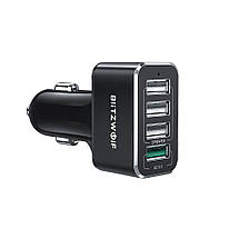 Адаптер заряджання в прикурювач Blitzwolf BW-SD3, фото 5