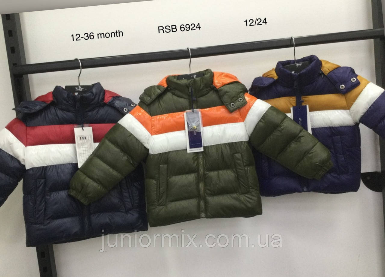 Дитячі куртки зимові на хлопчиків оптом NATURE