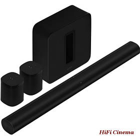 Комплект для домашнього кінотеатру Sonos 5.1 Arc, Sub & One SL