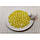 Бусини круглі " Цукерки" 8 мм, жовті 500 грамів, фото 2