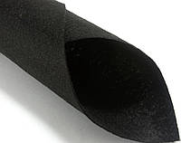 Фетр жёсткий 2 мм , размер 20*30 см , цвет чёрный