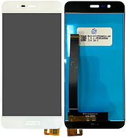 Дисплей модуль тачскрин Asus ZenFone 3 Max ZC520TL белый Glacier Silve