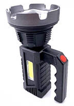 Ліхтар акумуляторний BL T100 7859 Led COB Micro, чорний, фото 5