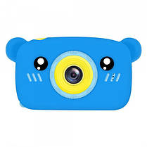 Фотоапарат дитячий DVR Baby Camera X-500B 7692, блакитний ведмідь, фото 3