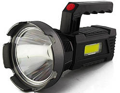 Ліхтар акумуляторний BL T100 7859 Led COB Micro, чорний