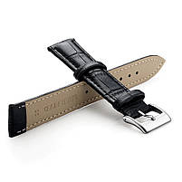 Ремінець для годинника Leather bracelet Universal, 22 мм Black, фото 3