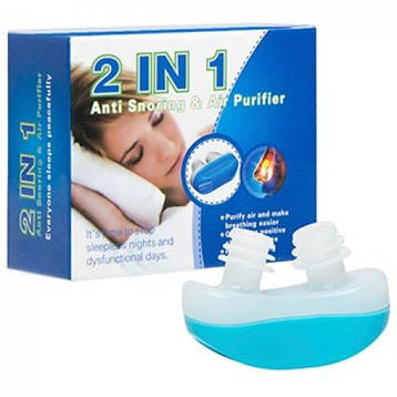 Кліпса антихрап anti snoring фільтр для носа від хропіння й очисник повітря BF, фото 3