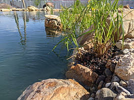 Постройка пруда 100м2 на территории отеля 1