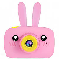Дитяча фотокамера Baby Photo Camera Rabbit X-500 Рожева