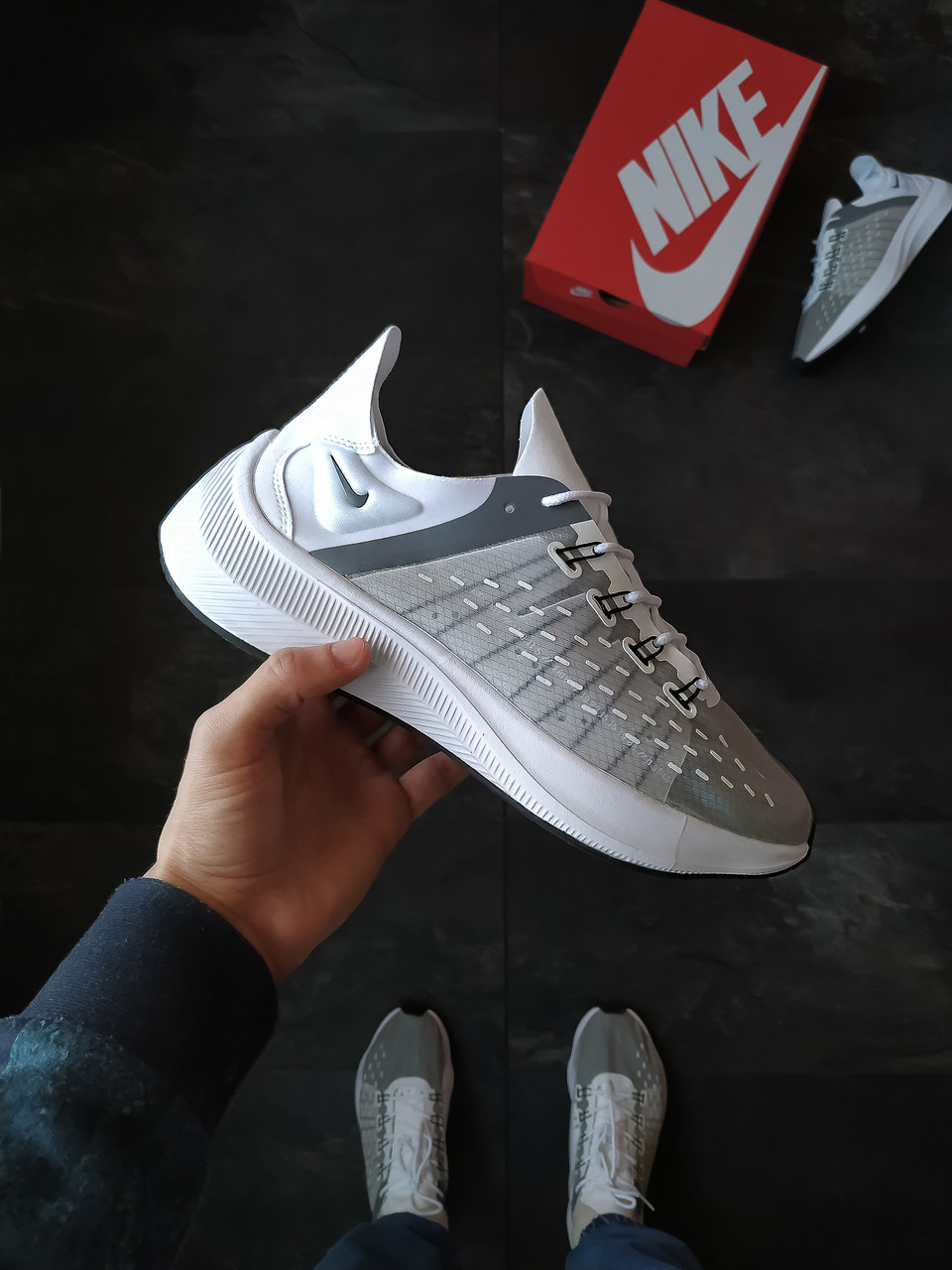 Кросівки чоловічі Nike EXP-X14 Сірі 41-44