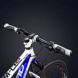 Анатомічні силіконові гріпси для велосипеда Promend GR-504 сірі, м'які ручки на кермо велосипеда рукоятки, фото 7