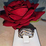 Срібний персень із жовтими сапфірами, розмір 18, фото 6