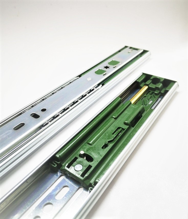 Направляющая 400мм с доводчиком и отталкивателем PUSH TO OPEN+SOFT ...