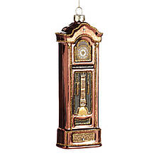 Ялинкова іграшка Старовинний годинник 15,5 cm Goodwill (ціна за 1 стулку)