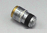 Об'єктив для мікроскопа Ulab 100х/1.25 S ( ахроматичний іммерсійне з пружинним механізмом ), фото 2