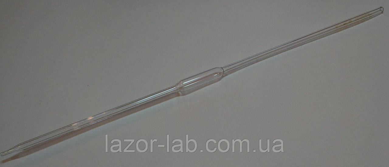 Піпетка Мора 2-2-5 (5 мл; ісп. 2; кл. 2) з розширенням ГОСТ 29169-91