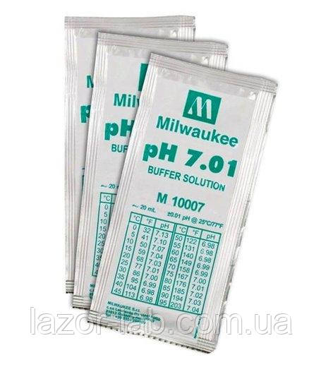 Калібрувальний розчин M10007B Milwaukee pH 7.01(20мл),США