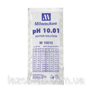 Калібрувальний розчин M10010B pH 10.01 MILWAUKEE 20мл,США