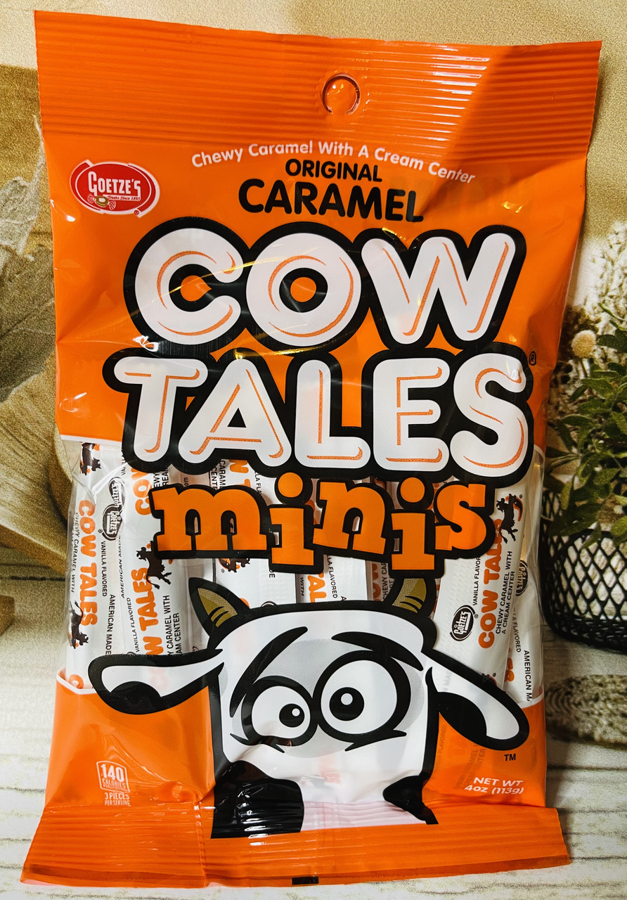 Жувальна карамель з кремом усередині Goetze's Cow Tales Original Caramel