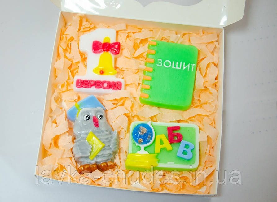 Набір мила ручної роботи, на день учителя, вчителю, фото 1