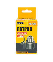 Патрон для дрели с ключом MASTERTOOL 1/2"-20 1.5-13 мм 73-2520, фото 5