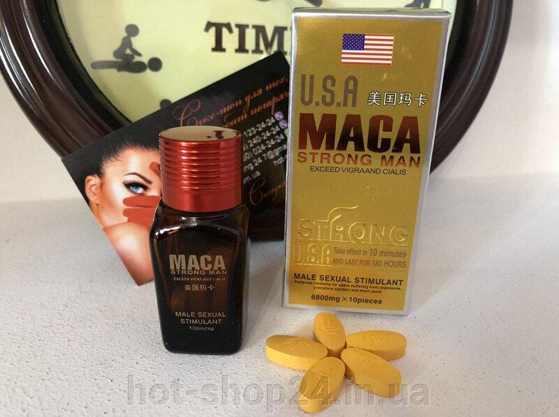 Maca Strongman / Маку стронгмен для підвищення потенції (таблетки, 10 шт.)