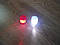 Світлодіодні вело ліхтарі ліхтарики фари HJ008 в комплекті червоний і білий + батарейки фара для велосипеда, фото 4