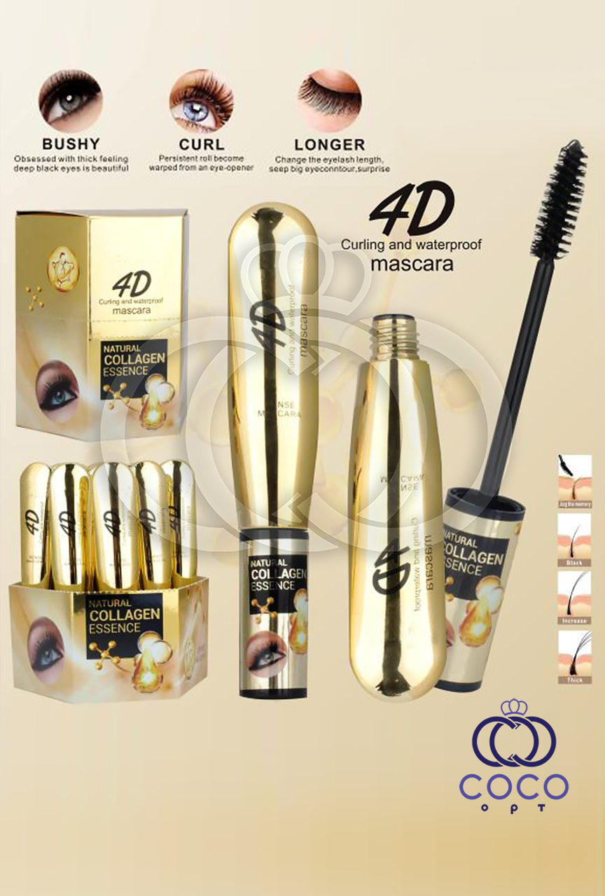 Туш для вій Natural Collagen Essence 4 D