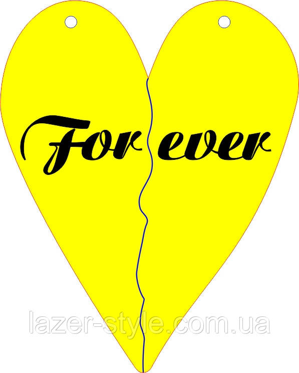 Слова для фотосесій і декору Forever 5 підвіска