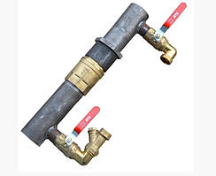 Байпас 2 дюйми короткий зі зворотним клапаном