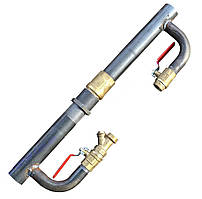 Байпас 1 1/2 довгий зі зворотним клапаном