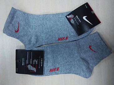 Шкарпетки чоловічі Nike, світло-сірі, Туреччина