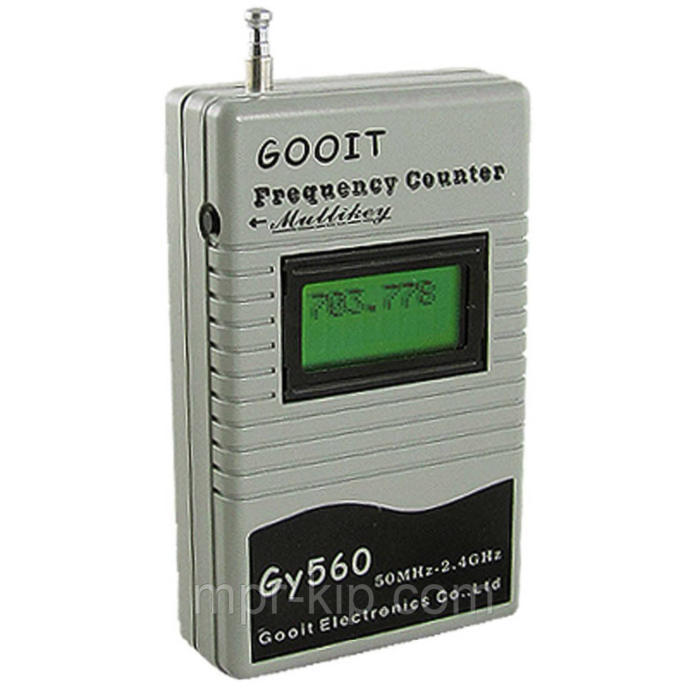 Цифровий частотомір Gooit Gy560 Frequency Сounter, 50MГц ~ 2,4 ГГц - фото 1 - id-p1462553629