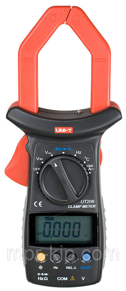 Цифрові струмовимірювальні кліщі UNI-T UT206 (UTM 1206)