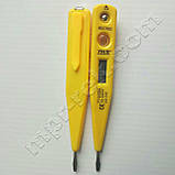 Індикаторна викрутка детектор напруги YINTE YT-0402A з РК дисплеєм та індикатором, фото 2