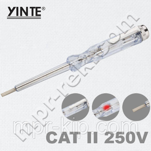 Індикаторна викрутка YINTE YT-0407 (AC100-500В)