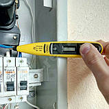 Електронна індикаторна викрутка детектор напруги YINTE YT-0418 (AC/DC 12-250В) з РК дисплеєм, фото 4