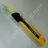 Детектор змінного напруги YINTE YT-0602 (90-1000В) з регулюванням чутливості і ліхтариком, фото 2