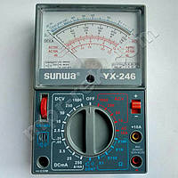 Мультиметр аналоговий SUNWA YX-246 (1000В, 0.25/10A, 20МОм, звукова продзвонювання)