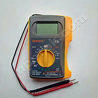 Мультиметр цифровий SUNWA KS-868 (600В, 200мА, 2МОм, тест батарей, тест діодів, звукова продзвонювання)