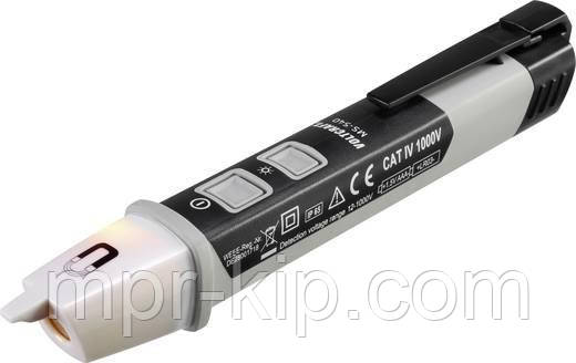 Безконтактний детектор напруги VOLTCRAFT MS-540 SE (AC 90 ...1000 V) c LED-ліхтариком, Німеччина