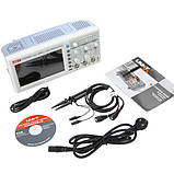 Цифровий осцилограф UNIT UT2025CL (UTD2025CL) 2-каналу, 25МГц, частота-250мс 7 дюймів 64K кольоровий TFT LCD, фото 4