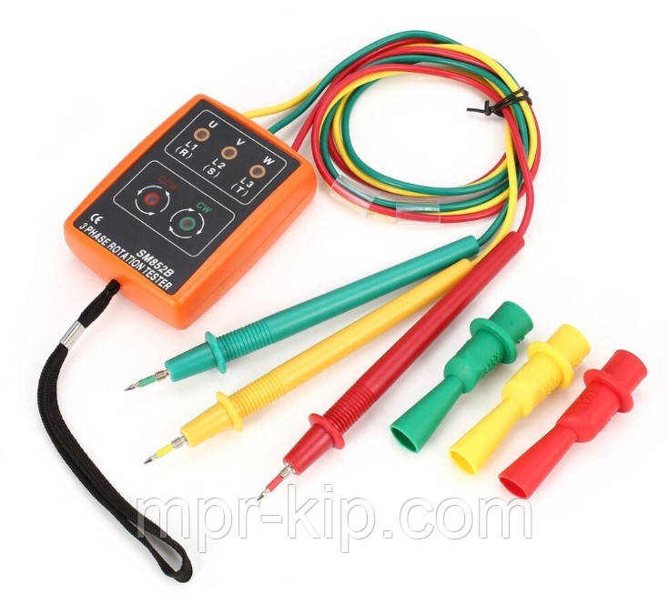 Індикатор фази SANPOMETER SM852B, 20Гц-400Гц, 60-600В, фото 1