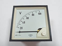 Аналоговий вольтметр LUMEL EA19N E611 100V, Польща