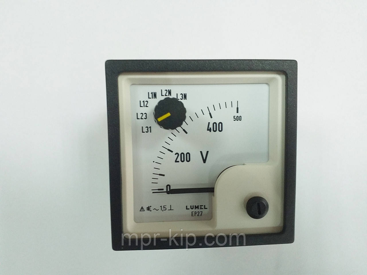 Аналоговий вольтметр LUMEL EP27N E615 500V, Польща