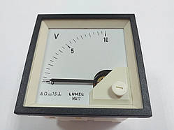 Аналоговий вольтметр LUMEL MA17N A606 10V, Польща