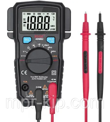 Цифровий мультиметр BSIDE ADM62 AC/DC True RMS, фото 1