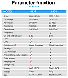 Цифровий мультиметр з сенсорним екраном Winapex ET8136, фото 4