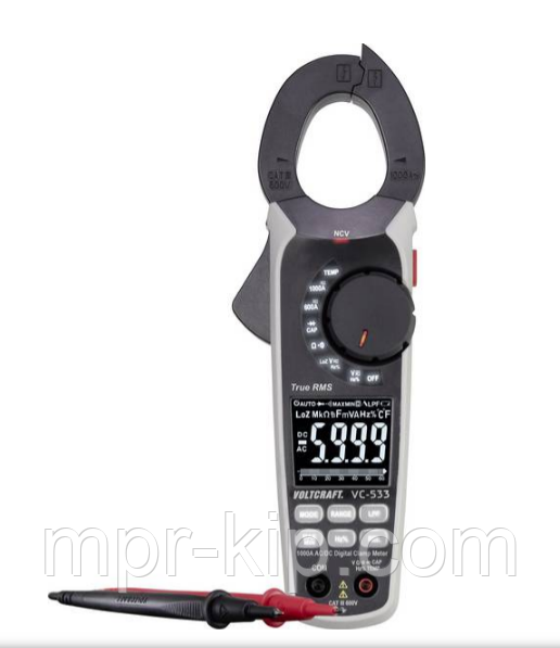 Струмовимірювальні кліщі з функцією мультиметра VOLTCRAFT VC-533, Німеччина, фото 1